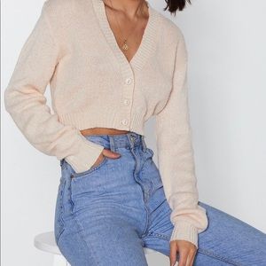 cropped cardigan